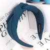 Criss Cross Wide Fabric Headband for Women Solid Color Twist Hair Band
