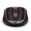 NEKTECK Shiatsu Heated Foot Massager – 6-Head Kneading Foot Massager with Heat, Carry Handle & Power Cord (Black)