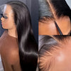 13x4 HD Lace Front Wig 180% Density Women's Long Straight Heat-Resistant Synthetic Fiber Glueless Pre-Plucked Hairline