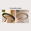 Non-Slip Textured Grip Headband for Women — Facial Cleansing, Makeup & Spa Hairband