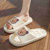 Kawaii Bear Cloud Slides Cute Cartoon Slip-On EVA Shower and Pool Sandals