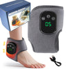 Adjustable Wireless Ankle Massager with Heat & Vibration – Rechargeable Temperature Sensing Timer, Unisex Gift