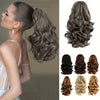 Curly Wavy Clip-In Ponytail – Clip-On Volumizing Hair Extension for Women – Heat-Resistant Fiber