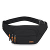 Large Capacity Foldable Waist Bag - Heavy-Duty Oxford Fabric Work Belt with Zipper, Adjustable Strap & Multi-Compartment Color Block for Travel and Commuting