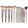 10/20-Piece Professional Makeup Brush Set with Bag - Foundation Eyelash Eyebrow Eyeshadow Cosmetic Tools Gift