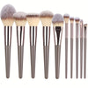 10/20-Piece Professional Makeup Brush Set with Bag - Foundation Eyelash Eyebrow Eyeshadow Cosmetic Tools Gift