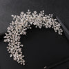 Handmade Embellished Hair Hoop Tiara — Bridal Wedding & Prom Headband, Secure Comfortable Fit