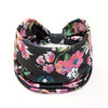 Tie-Dye Floral Knotted Headband – Wide Boho Yoga & Sports Hairband for Women