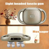 8-Head Fascia Gun Muscle Massager for Full Body – Rechargeable Deep Tissue Percussion Massager, USB Charging