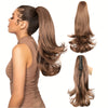 Clip-In Curly Wavy Ponytail Extension Claw – Flexible Synthetic Hairpiece for Women