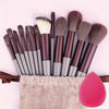 Complete Makeup Brush Set – Soft Synthetic Brushes for Foundation, Blush, Eyeshadow, Eyebrow & Lip | Travel-Friendly, Beginner to Professional Gift