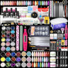 Complete Acrylic Nail Kit for Beginners — 3 Acrylic Powders, 6 Gel Polishes, 100 False Tips, UV/LED Lamp & Nail Drill