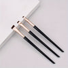 Portable Flat Fine Eyeliner & Eyebrow Brush Set - Precision Contour & Brow Makeup Brush