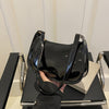 Patent Faux Leather Baguette Bag – Retro Underarm Shoulder Handbag for Women