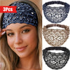 3-Pack Lace Floral Headbands - Embellished Crochet Hair Accessories for Women, Dark Blue Gold Black