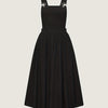 Plus Size Corduroy A-Line Pinafore Dress with Pockets, Strappy Back Waist-Length, Machine Washable All-Season
