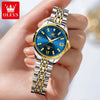 OLEVS Stainless Steel Automatic Mechanical Women's Watch Luminous Classic Luxury Wristwatch