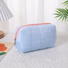 Chic Minimalist Large-Capacity Cosmetic Bag for Women and Students, Polyester Travel Makeup Pouch Organizer