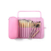 Large Capacity Makeup Brush Organizer Cosmetic Bag – Korean-Style Portable Pouch for Students & Travel