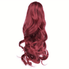 Clip-In Curly Ponytail Hair Extension – 11.8 in (30 cm) Loose Wave Claw Clip, Synthetic High-Temp Fiber for Women