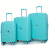 Expandable 3-Piece Luggage Set 20/24/28 in (51/61/71 cm) - PP Hard Shell Suitcases with Double Spinner Wheels, TSA-Compatible Lock, Telescopic Handle