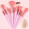 Makeup Brush Set - Soft Fluffy Foundation, Powder, Eyeshadow & Kabuki Blending Brushes