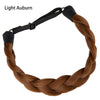 Adjustable Handmade Braided Headband – Natural High-Temp Fiber Hairband for Women