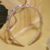 LNCHRAN Sparkling Pink & Purple Gem Headband - Elegant Comfortable Hairband for Everyday & Parties