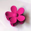 Flower Frosted Candy Hair Claw Clip – Non-Slip Strong Hold Jaw Clip for Women & Girls