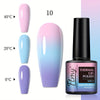 Temperature-Sensitive Color Changing Gel Nail Polish 7ml (0.24 fl oz) Fragrance-Free, Thermochromic Nail Art Manicure