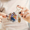 Personalized Acrylic Photo Keychain - Custom Shape Key Ring with Photo & Text for Wedding, Valentine’s, Pets & Gifts
