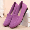 Women's Knitted Slip-On Loafers - Lightweight Non-Slip Flat Casual Walking Shoes