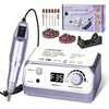 Professional Electric Nail Drill — Up to 35,000 RPM for Acrylic, Gel & Crystal Nails, Includes 100 Bits & 6 Polishing Belts
