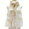Floral Embroidered Scarf – Breathable, Windproof Boho Shawl & Sunproof Travel Wrap