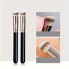 Oval Foundation & Concealer Kabuki Brush - Dense Face Brush for Blending, Buffing & Contouring (Liquid & Powder)
