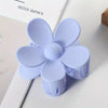 Flower Frosted Candy Hair Claw Clip – Non-Slip Strong Hold Jaw Clip for Women & Girls