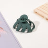 Frosted Octopus Hair Clips - Matte Oval Hairpin, 1/4/9 Pack
