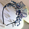 Retro Elegant Bridal Headband – Flower Hairband for Wedding, Banquet & Party