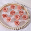 10-Pack Red Fabric Rose Hair Clips – Romantic Bridal, Wedding & Valentine's Day Floral Headwear