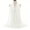 Windproof Chiffon Hijab Scarf - Lightweight Solid Color Shawl & Head Wrap for Women, Travel & Beach