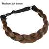 Adjustable Handmade Braided Headband – Natural High-Temp Fiber Hairband for Women