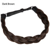 Adjustable Handmade Braided Headband – Natural High-Temp Fiber Hairband for Women