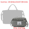 Women's Large Quilted Checkered Duffle Bag - Removable Strap, Zipper Closure, Spacious Travel & Gym Weekend Bag