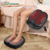 Snailax Foot Massager with Heat & Remote — Vibration Therapy for Feet, Calves & Legs, 3 Modes, Washable Cover