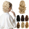 Curly Wavy Clip-In Ponytail – Clip-On Volumizing Hair Extension for Women – Heat-Resistant Fiber