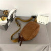 Corduroy Waist & Crossbody Belt Bag, Retro Chest Bag with Adjustable Strap for Streetwear