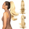 Clip-In Curly Wavy Ponytail Extension Claw – Flexible Synthetic Hairpiece for Women