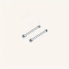 2-Pack Tiny Bead Stud Earrings for Women Cartilage Piercing Minimalist Alloy Everyday Earrings