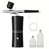 Cordless Portable Airbrush Kit – Rechargeable USB Compressor with 0.3mm Nozzle for Nail Art, Makeup, Cake Decorating & Models