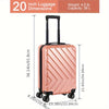 1- or 2-Piece Hard Shell Luggage Set - 20in (51cm) Spinner Carry-On + 14in (36cm) Crossbody Handbag, Wheels, Multi-Color